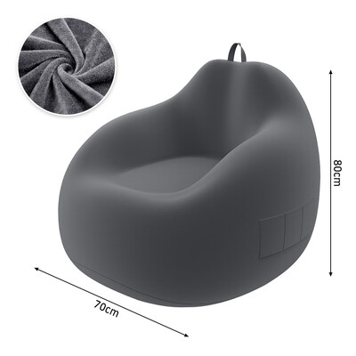

The New Can Be Fill Stylish Flannelette Bean Bag Sofa Cover with Three Side Pockets Lounger Chair Sofa Seat Living Room Furniture