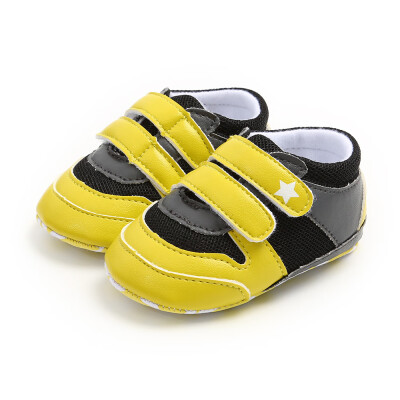 

Autumn 0-18M Baby Boys Walking Shoes Breathable Anti-Slip Shoes Sneakers Toddler Soft Soled Patchwork Color infant Sneakers