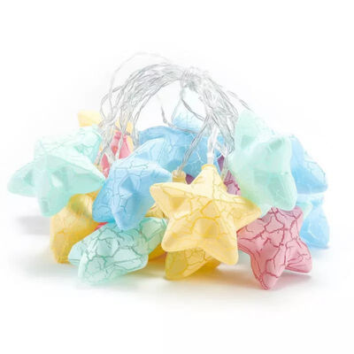 

Portable Battery Powered LED Star Shape String Lights for New Year Spring Party Decor Holiday Festival Decor Lights