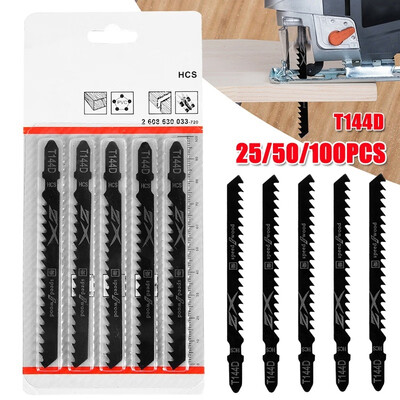 

Willstar 2550100PCS Sawblades Cutting Jigsaw Blades Woodworking Tool High Carbon Steel T144D