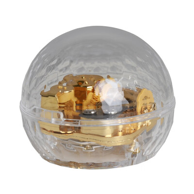 

New Mechanism Acrylic Music Box Multiple Music Castle Manual Transparent Valentine Christmas Birthday Gifts Home Decor