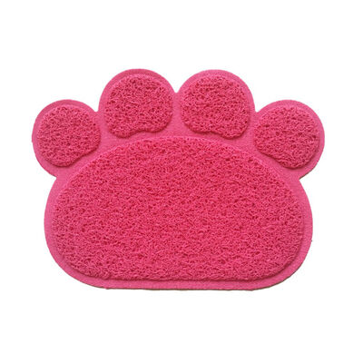 

Paw Shape Pet Dog Cat Feeding Mat Pad Cute PVC Bed Dish Bowl Food Water Feed Placemat
