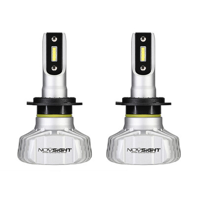 

2Pcs Novsight N15 H7 Car Headlight Bulbs 6000K 10000LM Automobiles Car Auto Front Lights Bulb