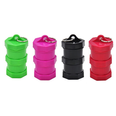 

2 Layer Storage Bottle Portable And Separate Packaging Diameter 48Mm \ 189 Inch Tobacco Container Holder65Ml
