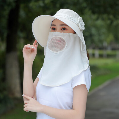 

Sunshade Cap Female Summer Bicycle Electric Bike Windbreak Sunscreen Cap Ultraviolet-proof Face-shading Tea-picking Cap