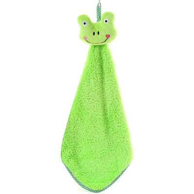

Baby Animals Kitchen Wipe Towel Hanging Handkerchief Hand Towels Kids Kitchen Bathroom Cartoon Saliva Cloths Dishcloth