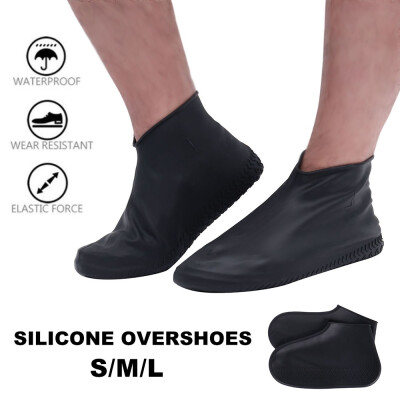 

1 Pair Recyclable Boot Cover Protector Rain Waterproof Shoe Covers Silicone Overshoes