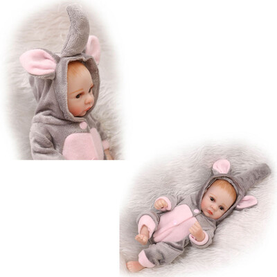 

Siaonvr Lifelike Reborn Baby Doll 27cm Newborn Doll Kids Girl Playmate Birthday Gift