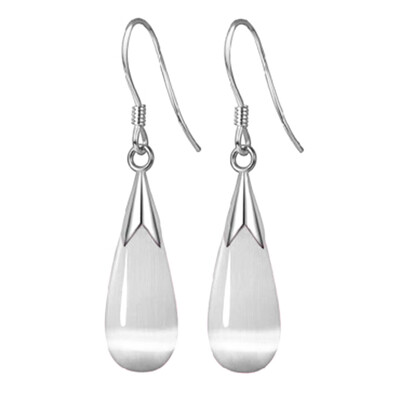 

Fashion Women Cat&39s Eye Water Drop Earrings Send Friend Gift