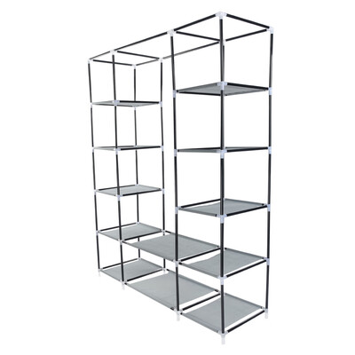 

Gobestart Non-woven Fabric Assembled Clothes Wardrobe Clothing Storage Closet Organizer
