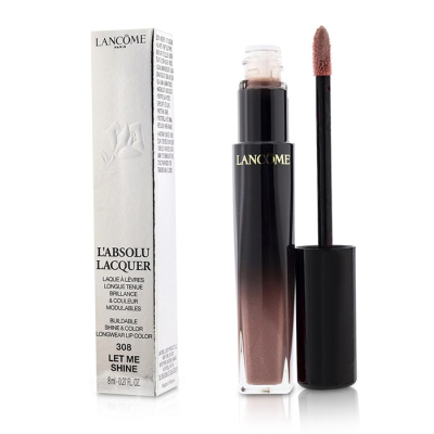 

LANCOME - LAbsolu Lacquer Buildable Shine & Color Longwear Lip Color - 308 Let Me Shine 8ml027oz