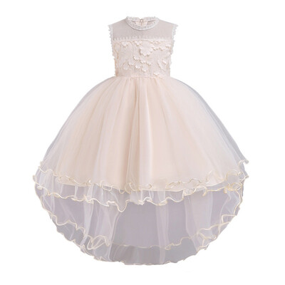 

Lace Baby Dresses Girls Kids Evening Party Dresses For Birthday Christmas Gift Toddler Girl Clothes Age Size 2-14 Years