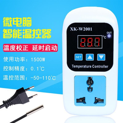 

XK-W2001 intelligent digital display temperature control electronic temperature controller control switch adjustable temperature s