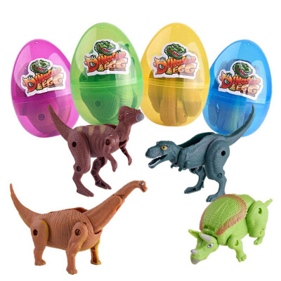 

YIWULADinosaur Toys Filled Easter Eggs Deformed Dinosaur Egg Collection For Kids