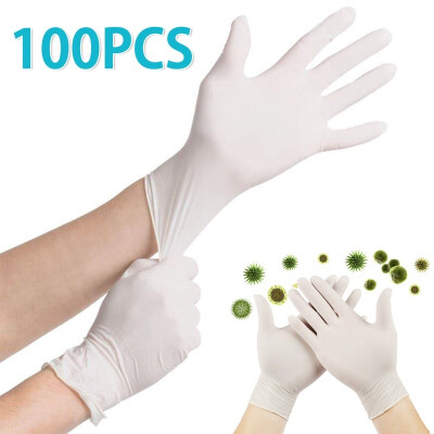 

100PCS -XL Disposable Latex Protective Gloves Universal Cleaning Work Finger Gloves for Safety