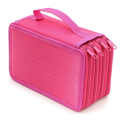 

Four-Layer 72 Holes Sketch Art Drawing Pencil Case Organizer Pure Color Pen Bag Portable Watercolor Pencil Wrap Without Pencil