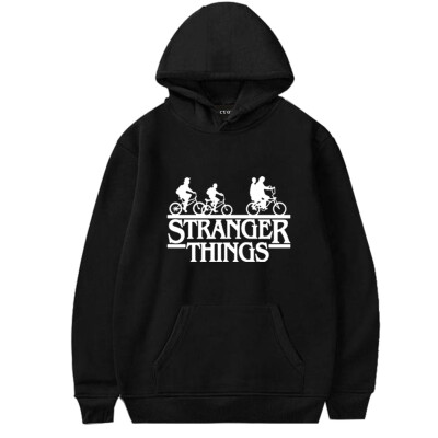 

Herqw61 Womens Stranger Things 3 Netflix Movie Poster Hoodie Hip Hop Gift Pullover Sweatshirt