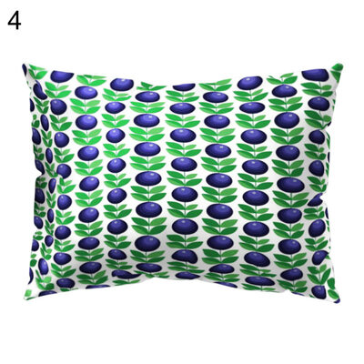 

Flower Leaf Bird Cube Plaid Pillow Case Cushion Cover Sofa Bed Car Cafe Decor