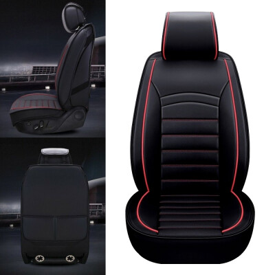 

Willstar 1PC Universal Auto Seat Covers Breathable PU Leather Anti-slip Car Seat Cushion Mat Pad Car Accessories