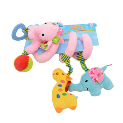 

Baby Lathe Hanging Ring Animal Rattle Crib Hanging Baby Stroller Hanging Toys Teether Stuffed Doll