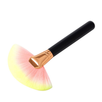 

1pcs Fan Shape Makeup Brushes Foundation Powder Blush Blusher Highlighter Contour Brush Cosmetic Brush Beauty Tools