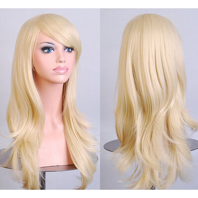 

Long Wavy Hair Heat Resistant Cosplay Wig for Women Wavy Curly Synthetic Hair Wigs