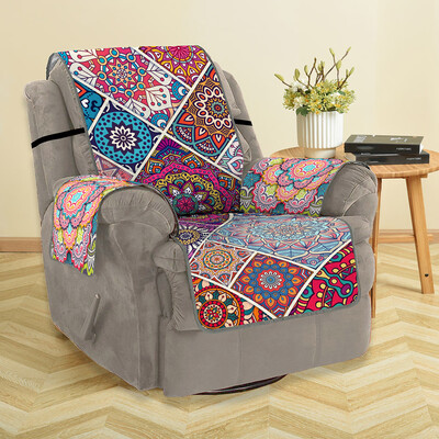 

Toponeto Anti-Slip Quilted Sofa Couch Cover Chair Pet Dog Kids Mat Furniture Protector