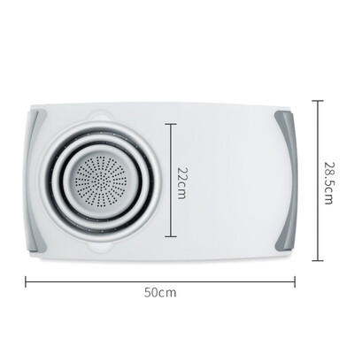 

High Quality Household Sink Sliced Fruit Cutting Board Creative Kitchen Two In A Drain Storage Basket Thick Plastic Cutting Boar