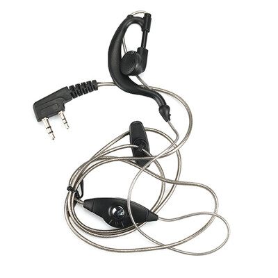 

Aluminium Foil Calbe K Plug 2pins Headphone Replacement for Baofeng Walkie Talie Earphone Two Way Radio Earpiece