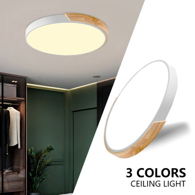 

3 Colour 18W Bright Round LED Ceiling Down Light Panel Wall Kitchen Bathroom Lamp