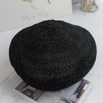 

Summer Women Mesh Ivy Newsboy Ivy Cap Ladies Crochet travel Painter Hat Beret