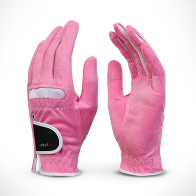 

Ladies Womens Golf Gloves Breathable&Comfortable One Pair Both Hand Outdoor Sports Golf Gloves With Small Medium Large Size