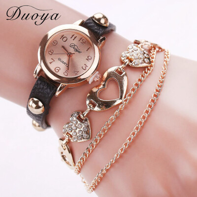 

RM Simple Fashion Small And Exquisite Dial Leather Strap Ladies Bracelet Watch