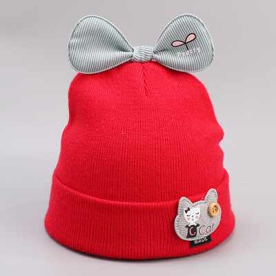 

Dongyun New Fall&Winter Boy&Girl Baby Wool Knitted Cotton Button Button Cap