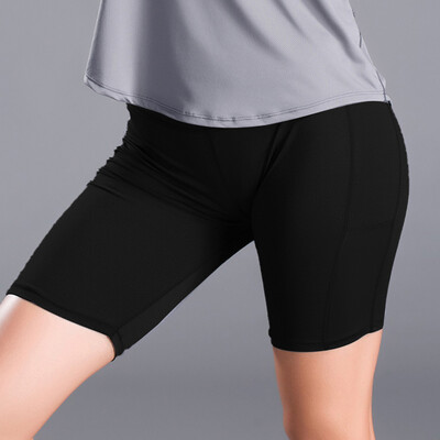 

Gobestart Womens Side Pocket Stitching Fixed Stretch Tight Fitness Running Yoga Pants