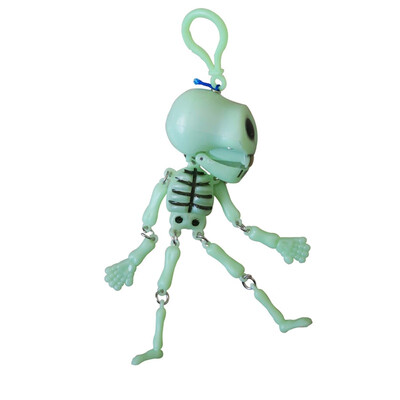 

Halloween Luminous Skeleton Toys Plastic Small Night Light Ghost Festival Party Halloween Decoration