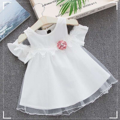

Girl Dress 2019 New Baby Dresses Flower Birthday Dress Newborn Cotton Mesh Dresses Baby Summer Clothes Kids Girl Clothes