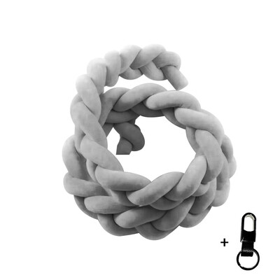 

Gobestart Bed Tower 2M Baby Snake Pillow Knitted Pillow Velvet Cradle Foam Knitted Pillow