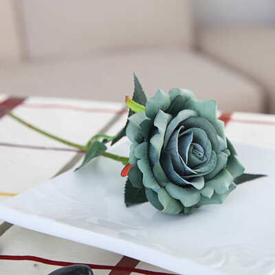 

Gobestart 5 Pcs Artificial Silk Fake Flowers Rose Flower Wedding Bouquet Home Decor A