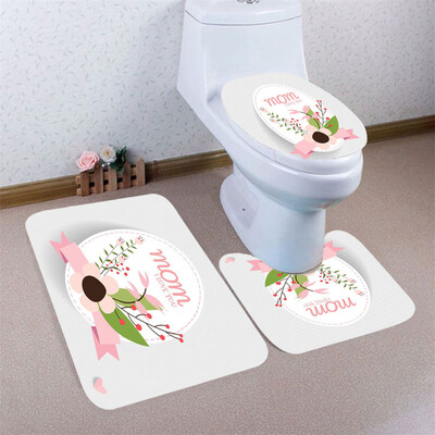 

〖Follure〗3pcs Mothers Day Non-Slip Bath Mat Bathroom Kitchen Carpet Doormats Decor