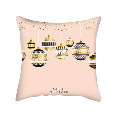 

Tailored New Christmas Pink Snowflake Digital Printing Cushion Pillow Home Pillowcase