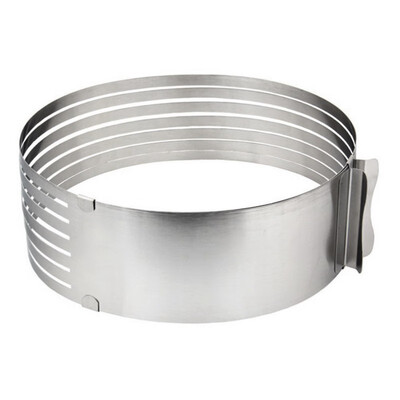 

1PC Adjustable Cake Cutter Slicer Stainless Steel Round Bread Cake Slicer Cutter Mold Cake Tools DIY Baking Accessories