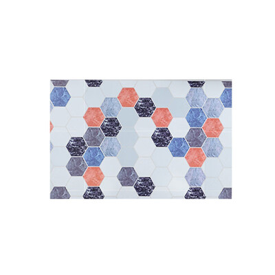 

3types Self-adhesive Geometric Mosaic Pattern Kitchen Stickers Anti-oil Waterproof Wallpaper Tile Decals Decor Backsplash