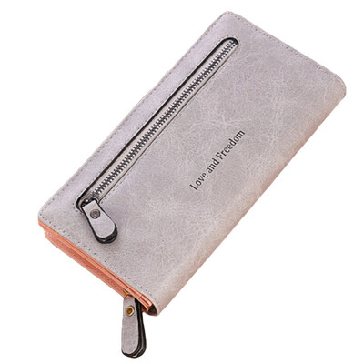 

Women Lady Faux Leather Wallet Long Clutch Bag Card Holder Zipper Purse Handbag