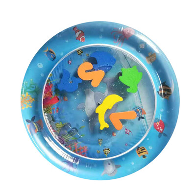

Kids Inflatable Water Mat Infants Toddlers Summer Round Cushion Children Water Pad Funny Toy