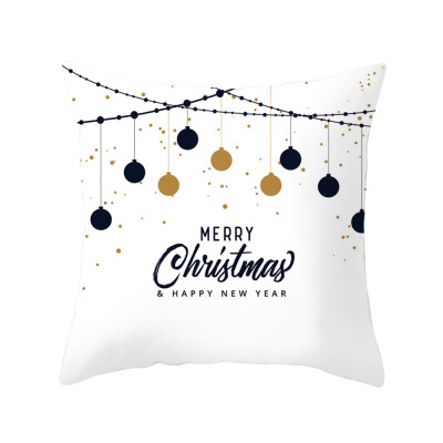

〖Follure〗Merry Christmas Super Soft Square Throw Pillow Pillow Cover 45x45cm Home Decor