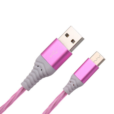 

USB Cable for Huawei P20 P30 Xiaomi Mobile Phone Type C Fast Charging Cable Streamer Data Line Magic light Charging Cable
