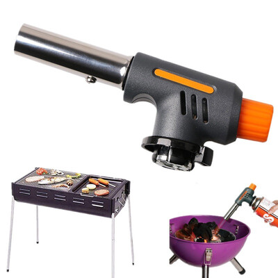 

Blow Torch Lighter Refillable Cooking Culinary Butane Torch with Safety Lock Adjustable Flame Brazing Welding Camping