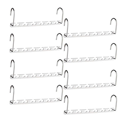 

UpperX Space Saving Hangers 105 inch Magic Hangers Closet Wardrobe Clothing Metal Hanger Organizers Heavy Chrome Hangers