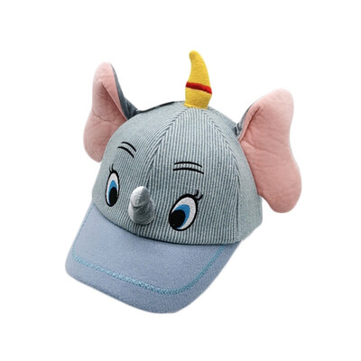 

Autumn Girls Boys Children Cartoon Print Caps Hats Adjustable Sun Protection Casual Ear Design Visors